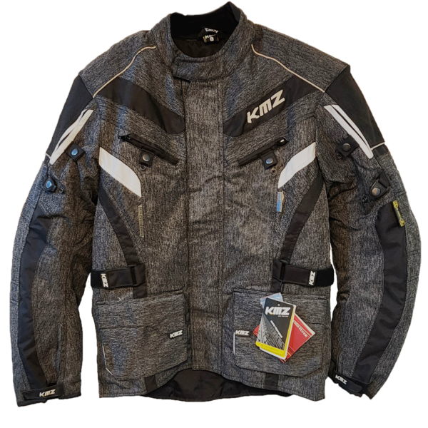 Chaqueta de moto KMZ Gris + Envío gratis