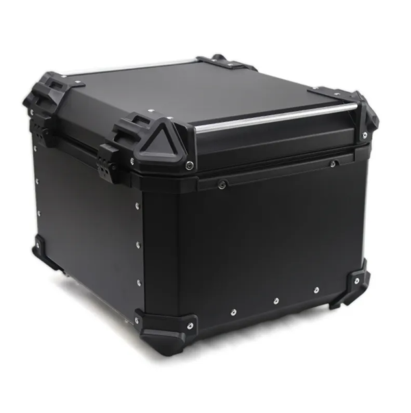 Top case 55 litros Aluminio Negro + Envió gratis
