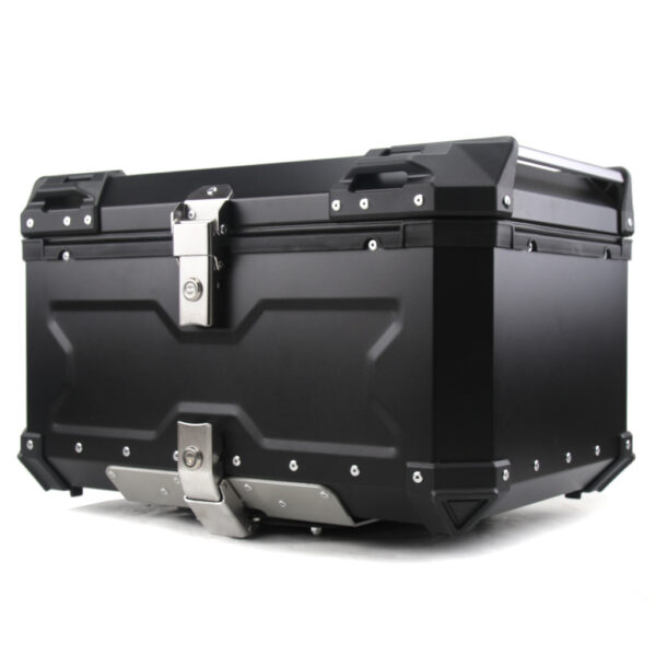 Top case 65 litros Aluminio Negro + Envió gratis