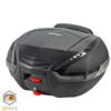 Maleta Moto Top Case 4rs 48 Litros Con Luz Led Carbon