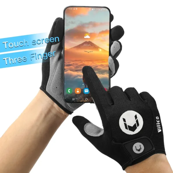 Guantes de bicicleta antideslizantes Deportivos - Transpirables y Resistentes