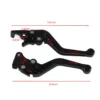 Manijas de Freno de Aluminio CNC para Motocicleta – Universales 22mm Negro