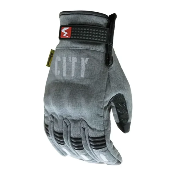 Guantes de moto city touch gris