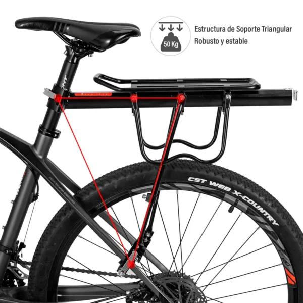Parrilla de Bicicleta Ultraligero y Resistente