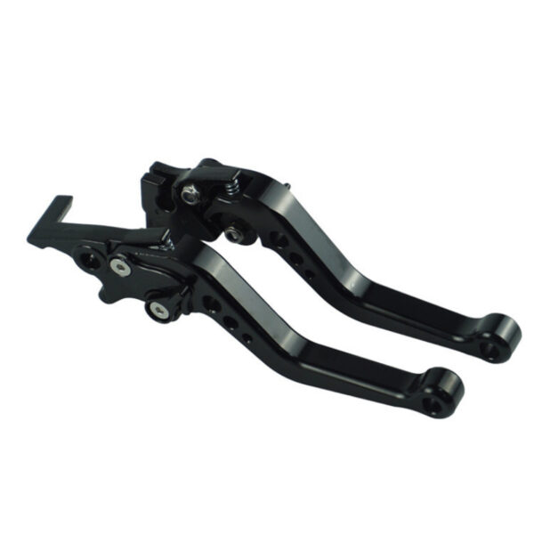 Manijas de Freno de Aluminio CNC para Motocicleta – Universales 22mm Negro