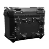 Set de Maletas Laterales Moto SR38 – 56 Lts (28 Lts c/u) Negro ABS