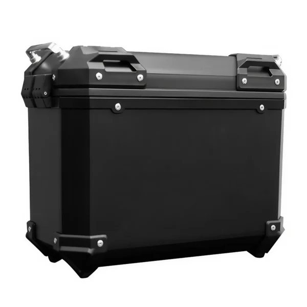 Set de Maletas Laterales Moto SR38 – 56 Lts (28 Lts c/u) Negro ABS