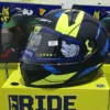 Casco moto shaft super sport Azul Marino
