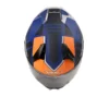 Casco moto shaft cesio Azul Fluor