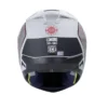 Casco moto shaft integral lemans Gris