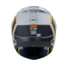 Casco moto shaft lemans Ninja Gris Fluor