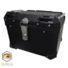 Top case moto plástica/fibra 45 Litros Negro T-5233