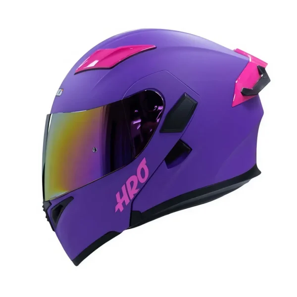 Casco moto Hro solid Abatible + visor Certificación Dot