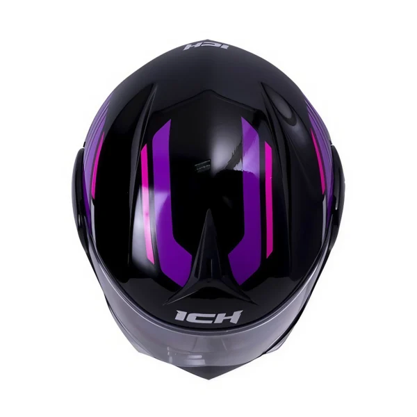 Casco moto ich auge abatible visor certificado 4837
