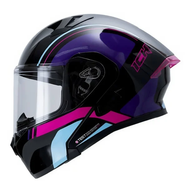Casco moto ich clear fc abatible certificación dot 6751