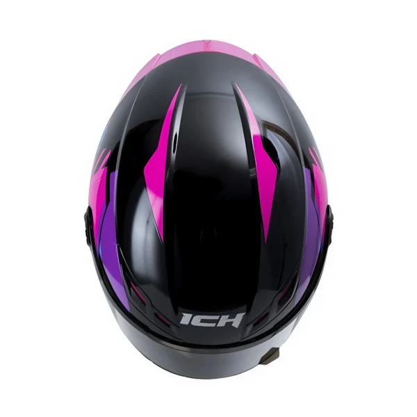 Casco moto ICH moaca fc integral certificación dot qr