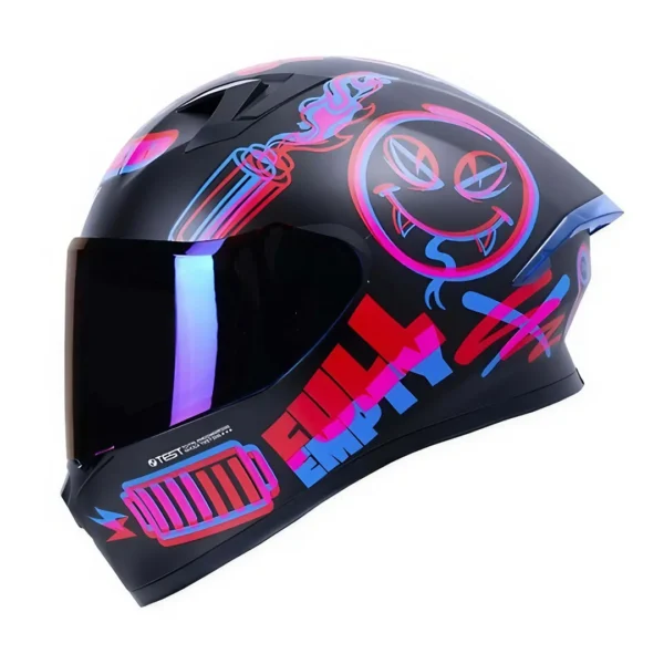 Casco moto ich switch certificación dot qr R54