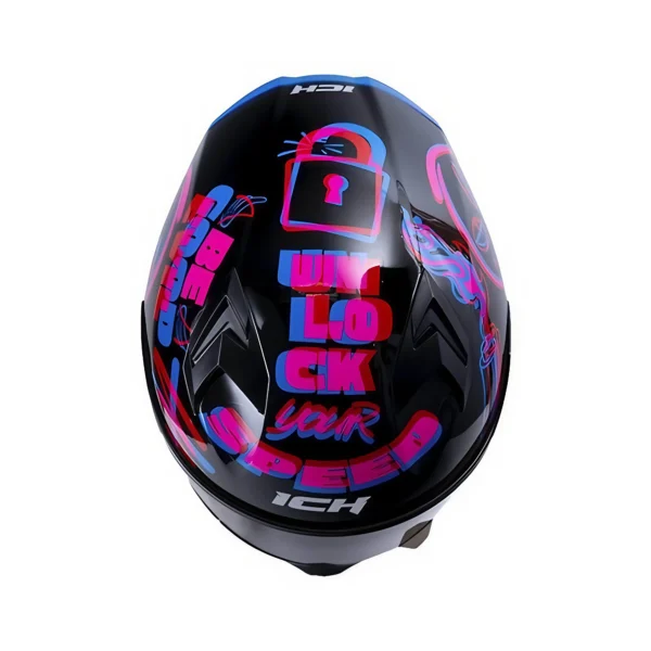 Casco moto ich switch certificación dot qr R54