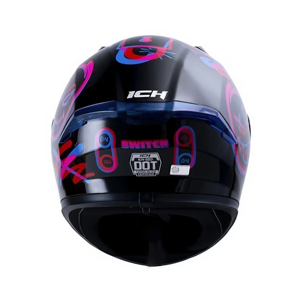 Casco moto ich switch certificación dot qr R54