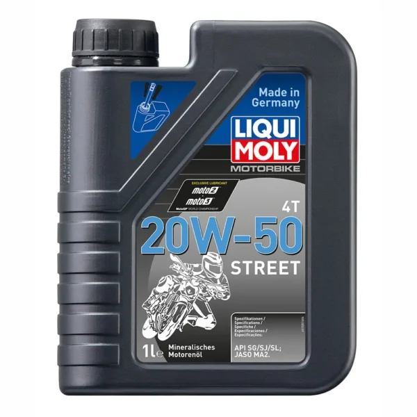 Aceite de moto Liqui Moly 20w-50 1L