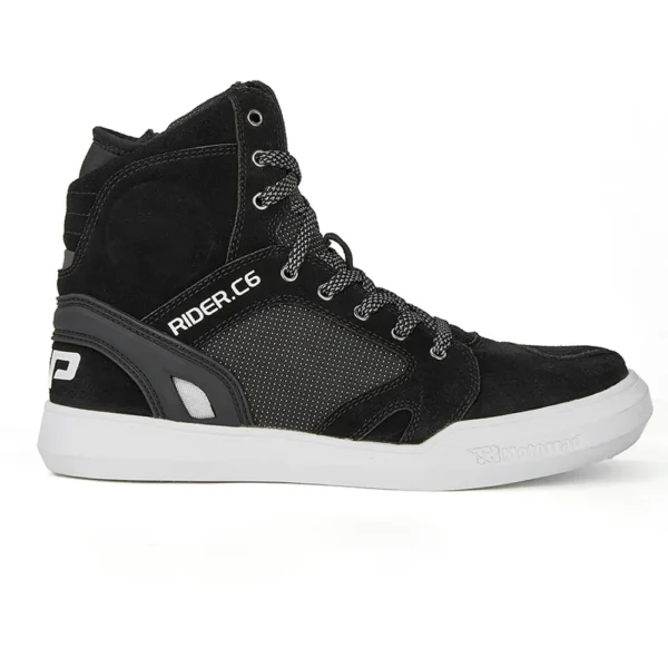 Zapatillas Moto tiger racing negro con caña urbanas