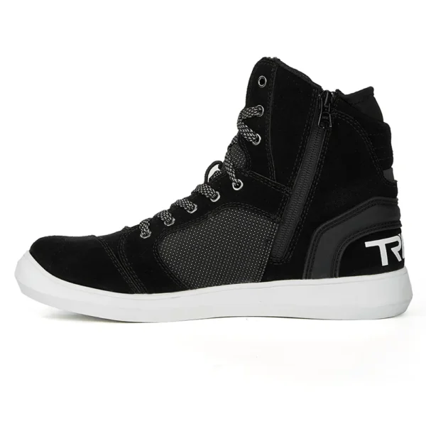 Zapatillas Moto tiger racing negro con caña urbanas