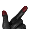 Guantes de moto cuero Gloves Negro
