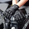 Guantes de Moto Retro de Cuero Touring Vintage