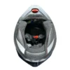 Casco abatible arex SR shot blanco fucsia