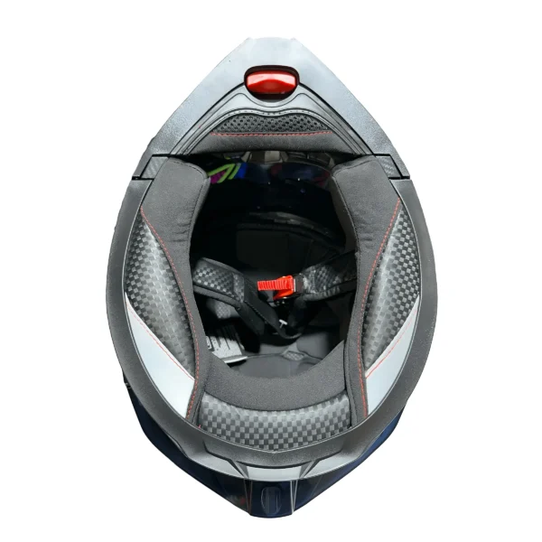 Casco abatible arex SR shot blanco fucsia