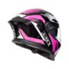 Casco abatible arex SR shot blanco fucsia