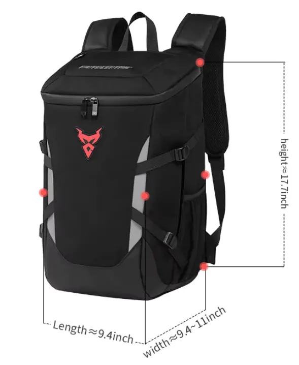 Mochila blanda para motociclista 28 Litros