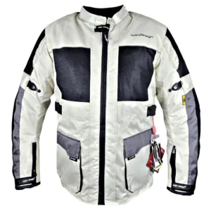 Chaqueta Touring Blanca cordura SR5 + Envío Gratis