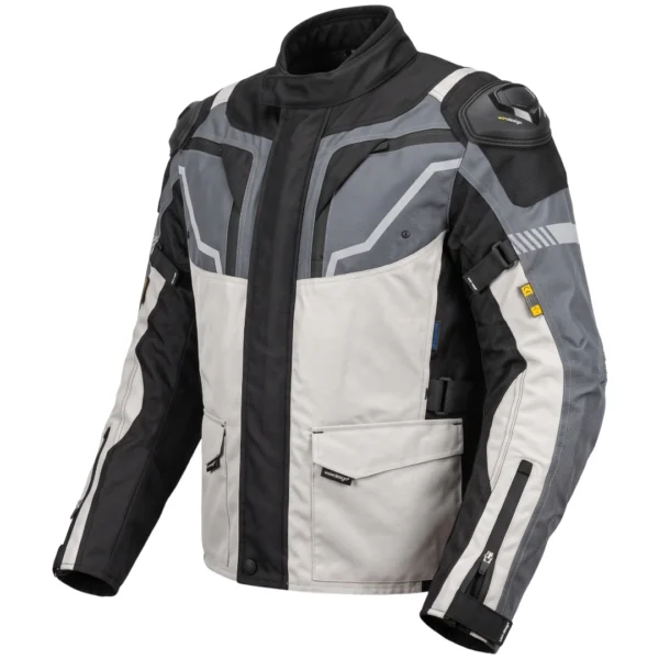 Chaqueta de Moto Windesign Yagán Gris SOYRUTA (12) Chaqueta de Moto Windesign Yagán Gris
