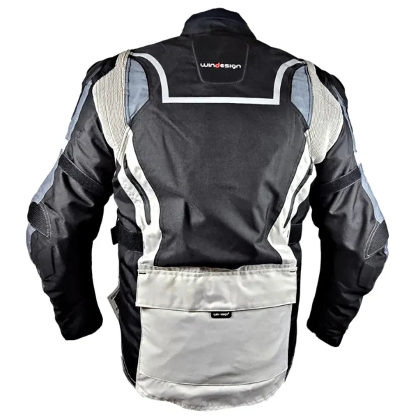 Chaqueta de Moto Windesign Yagán Gris