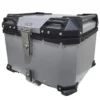 Maleta Top Case para Moto 45 L Aluminio Gris + Envío Gratis