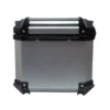 Maleta Top Case para Moto 45 L Aluminio Gris + Envío Gratis