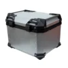 Maleta Top Case para Moto 45 L Aluminio Gris + Envío Gratis