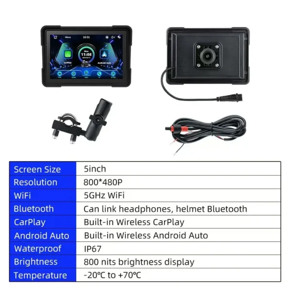 Carplay Navigation para motos SR53 + Envío gratis