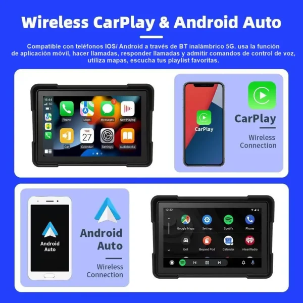 Carplay Navigation para motos SR53 + Envío gratis