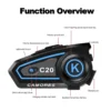Bluetooth para Casco de Moto C20