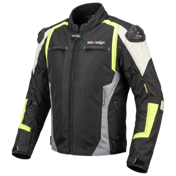 Chaqueta de Moto Cordura SR43 Blanco