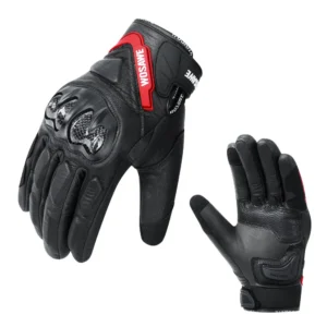 Guantes de moto cuero WOSAWE SR41