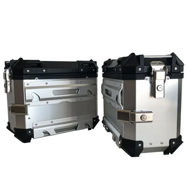 Maletas Moto Laterales Aluminio SR72 Litros Con Anclaje