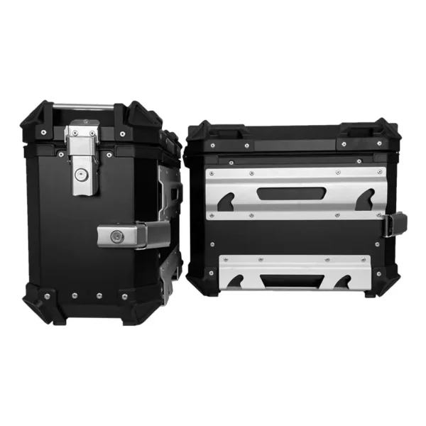 Maletas Laterales de moto Aluminio SR72 Litros Negro Con Anclaje