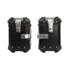 Maletas Laterales de moto Aluminio SR72 Litros Negro Con Anclaje