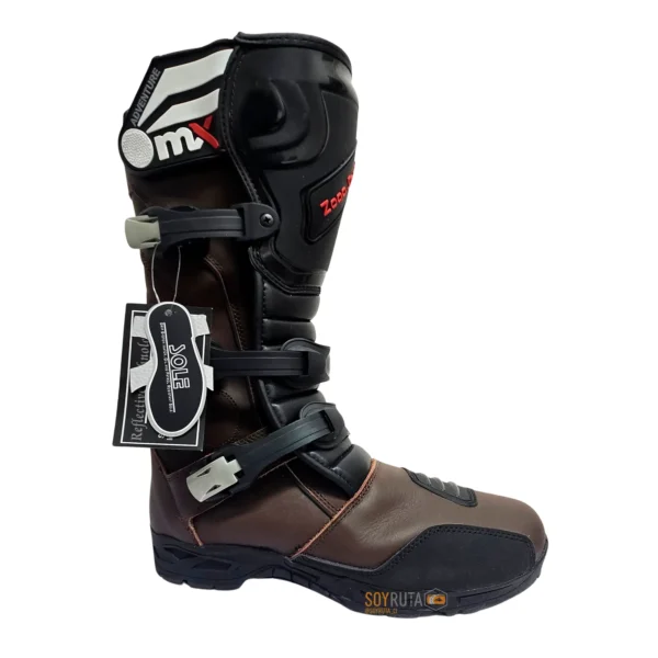 Botas de Moto ADV Cuero Café BSR02