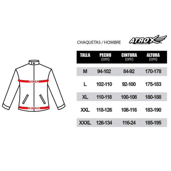 Chaqueta Atrox SR2 Negra/Gris/Roja