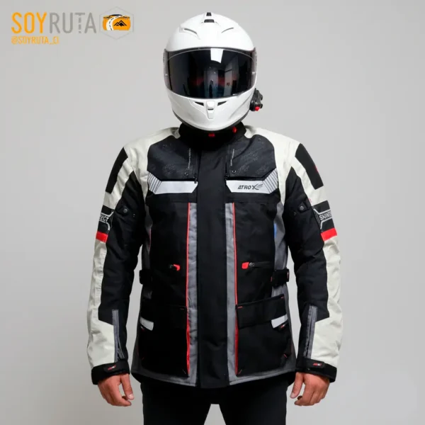 Chaqueta Atrox SR2 Negra/Gris/Roja