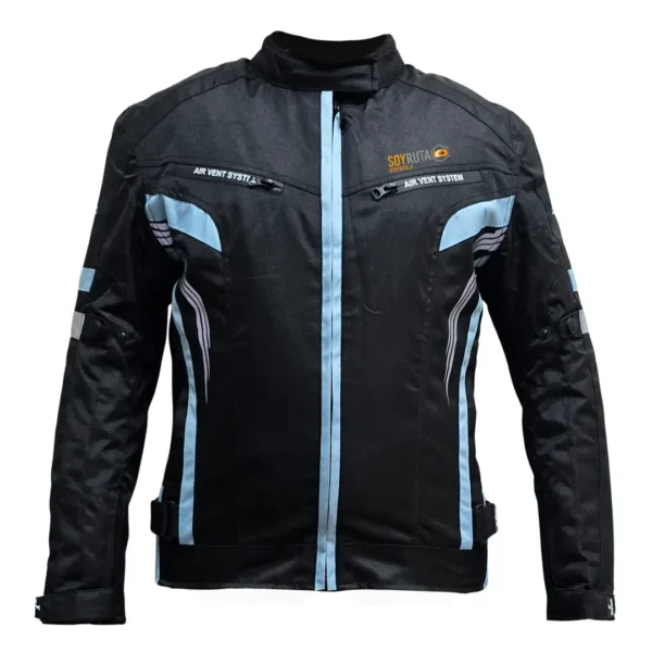 Chaqueta Zoqa Mujer Celeste 2 Capas
